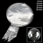 Transparent Bubble Balloon Set 10pcs 60.96cm for Weddings Birthdays Baby Showers