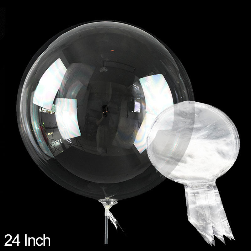 Transparent Bubble Balloon Set 10pcs 60.96cm for Weddings Birthdays Baby Showers