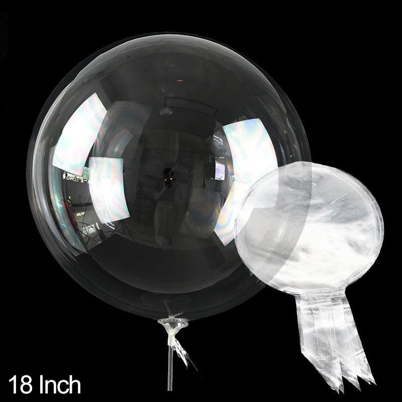 Transparent Bubble Balloon Set 10pcs 60.96cm for Weddings Birthdays Baby Showers