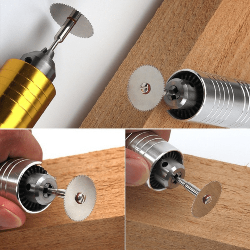 11-шт набор HSS дисковых пил для резки дерева, включает 10 лезвий и 1 штангу.