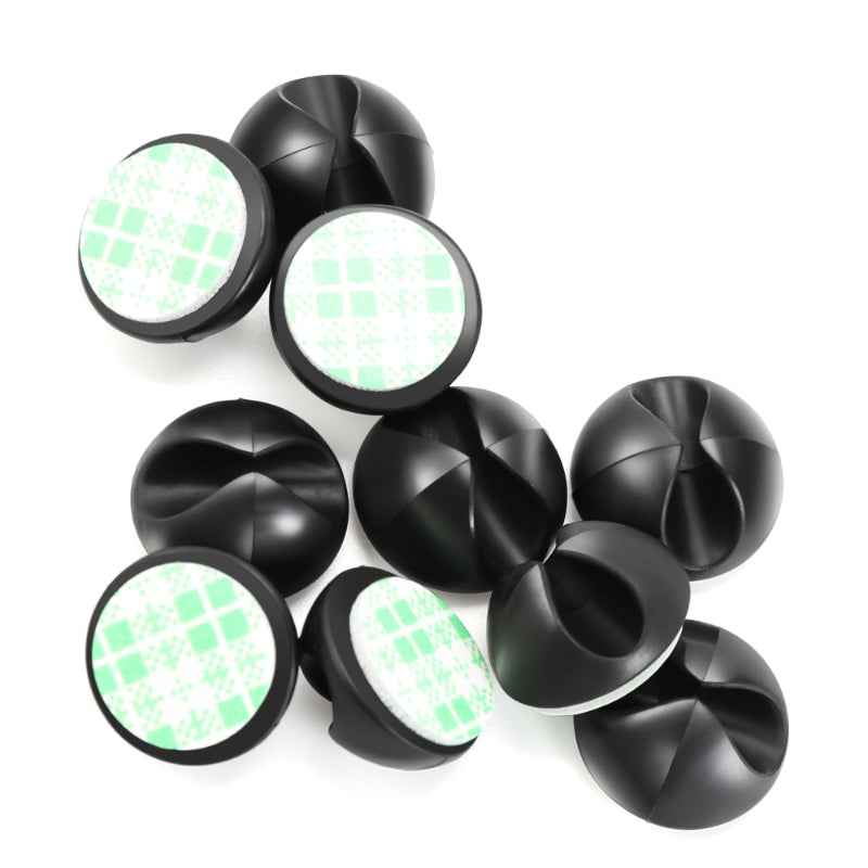 10-Pack Universal Car Dashboard Cable Organizer Clips PP Material Phone Charger Cord Holders