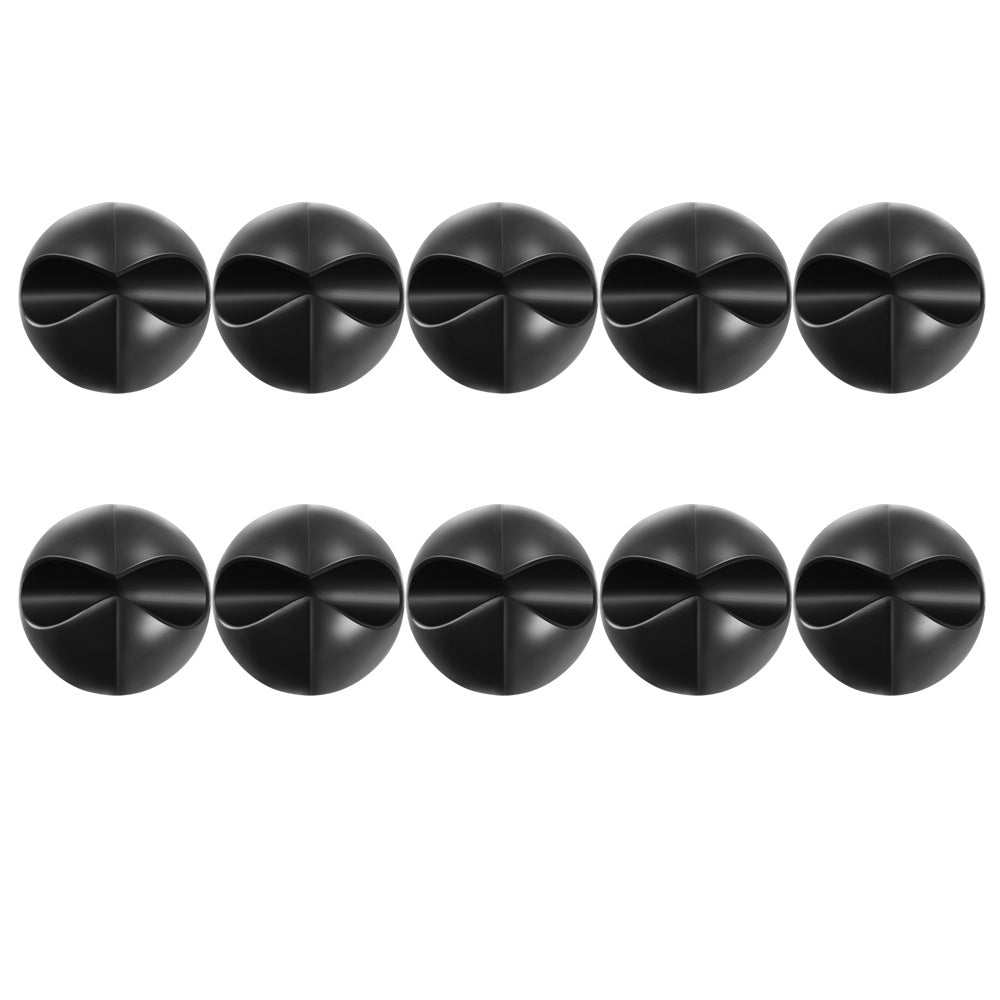 10-Pack Universal Car Dashboard Cable Organizer Clips PP Material Phone Charger Cord Holders