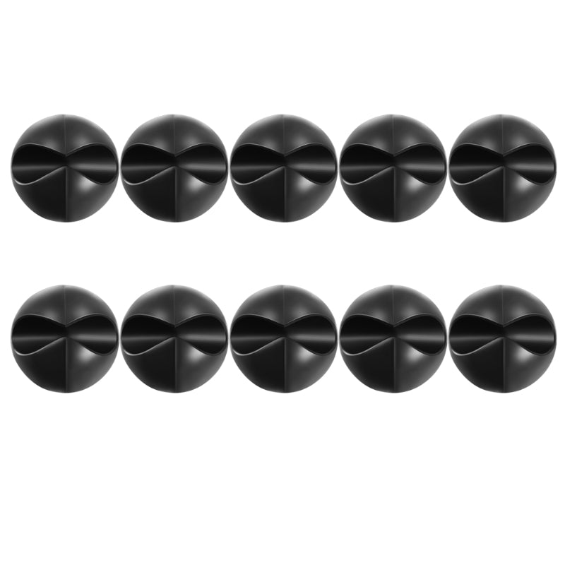 10-Pack Universal Car Dashboard Cable Organizer Clips PP Material Phone Charger Cord Holders