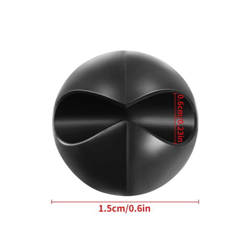 10-Pack Universal Car Dashboard Cable Organizer Clips PP Material Phone Charger Cord Holders