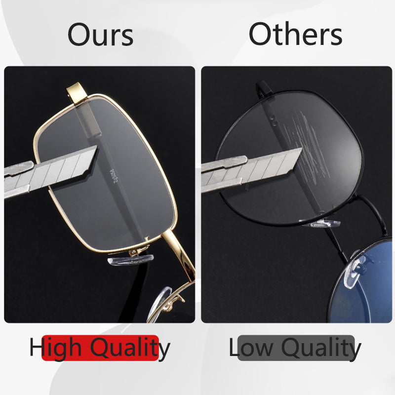 Unisex Reading Glasses with Scratch-Resistant Lenses and Full Alloy Frame