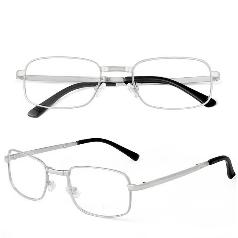 Unisex Reading Glasses with Scratch-Resistant Lenses and Full Alloy Frame