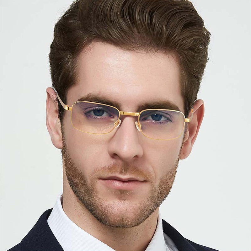 Unisex Reading Glasses with Scratch-Resistant Lenses and Full Alloy Frame