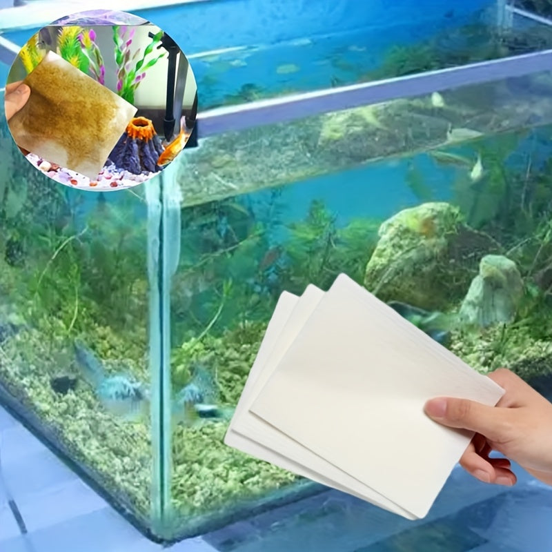 Fish Tank Water Filter Sheet Nylon Aquarium Water Purification Stain Remover