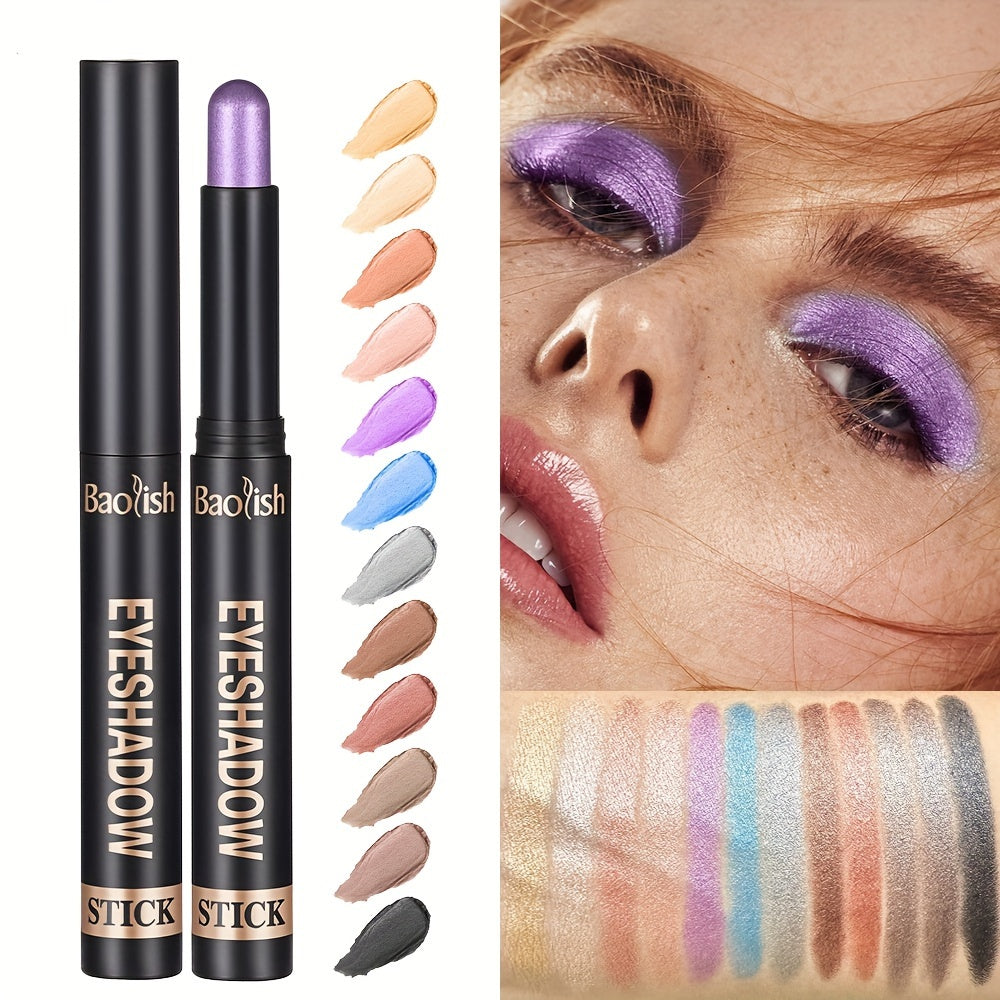Vibrant Eyeshadow Stick Collection Waterproof Long-Lasting 9-18 Shades
