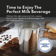 12oz 20oz Edelstahl Silliq Qo'lqop Choy va Latte Barista Asbobi uchun