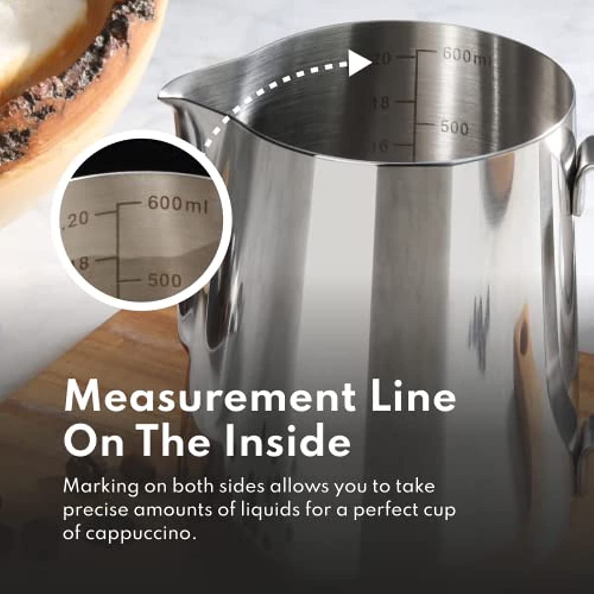 12oz 20oz Edelstahl Silliq Qo'lqop Choy va Latte Barista Asbobi uchun