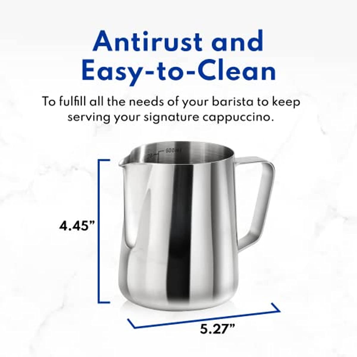 12oz 20oz Edelstahl Silliq Qo'lqop Choy va Latte Barista Asbobi uchun