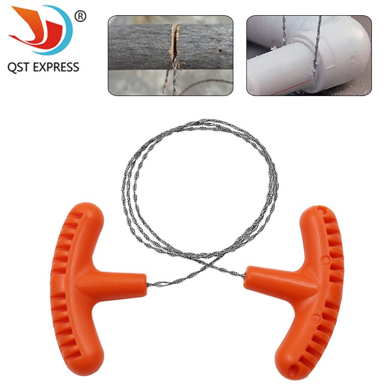 Stainless Steel Hand-Pulled Wire Rope Tool Multi-Purpose Pocket Saw Survival Equipment