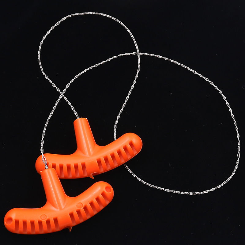 Stainless Steel Hand-Pulled Wire Rope Tool Multi-Purpose Pocket Saw Survival Equipment