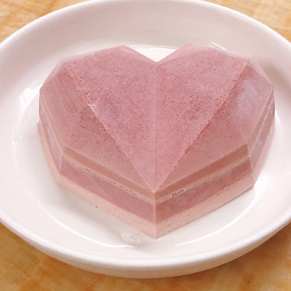 Silicone Heart-Shaped Baking Mold Non-Stick Flexible for Desserts Cakes
