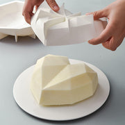 Silicone Heart-Shaped Baking Mold Non-Stick Flexible for Desserts Cakes