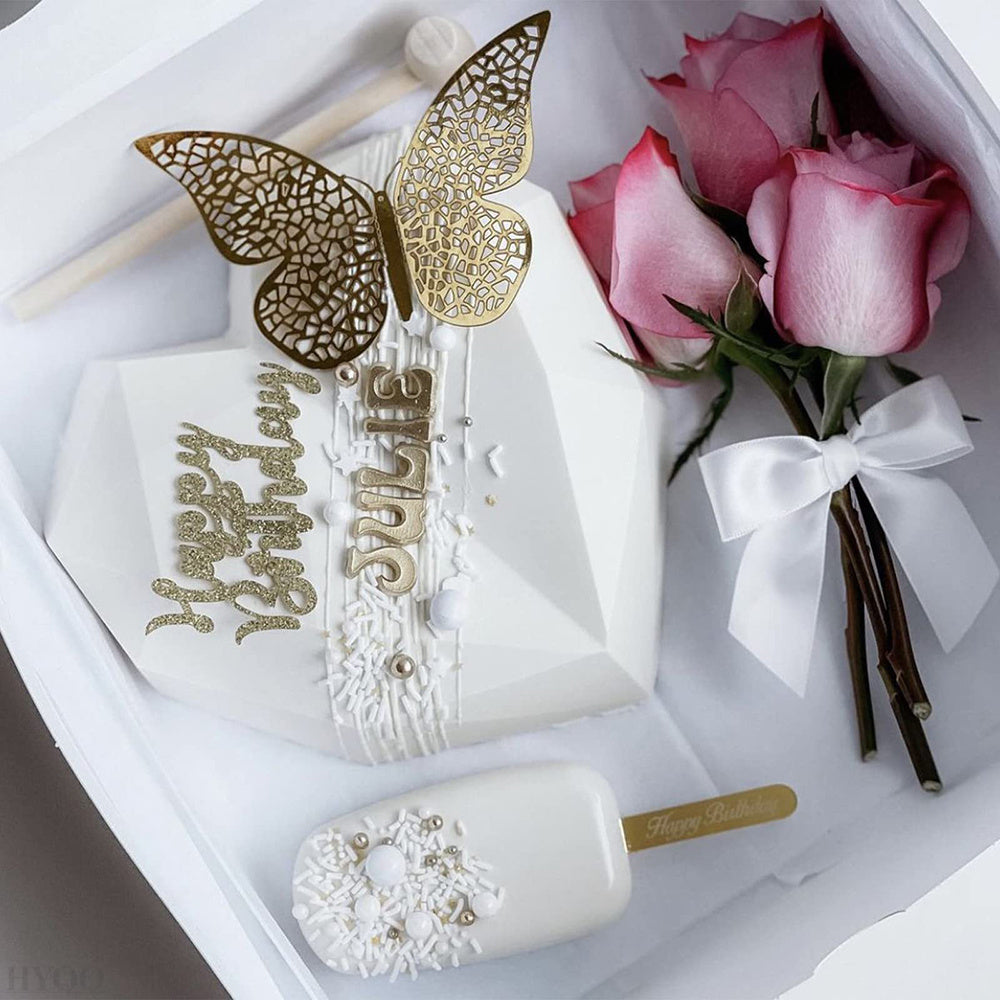 Silicone Heart-Shaped Baking Mold Non-Stick Flexible for Desserts Cakes