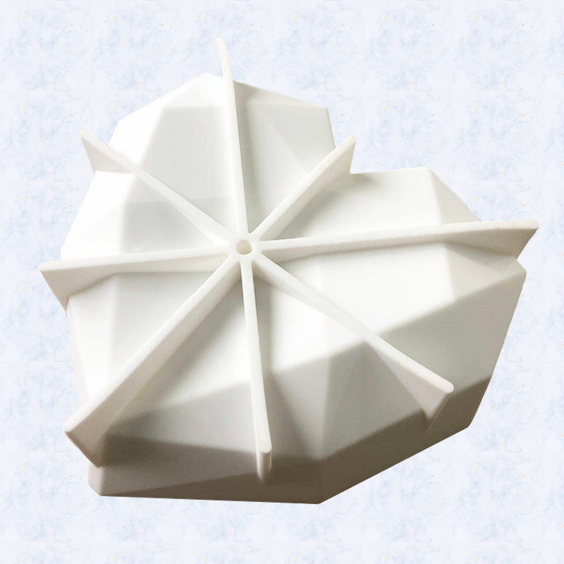 Silicone Heart-Shaped Baking Mold Non-Stick Flexible for Desserts Cakes