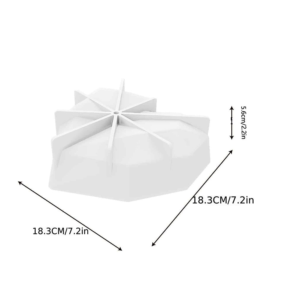 Silicone Heart-Shaped Baking Mold Non-Stick Flexible for Desserts Cakes