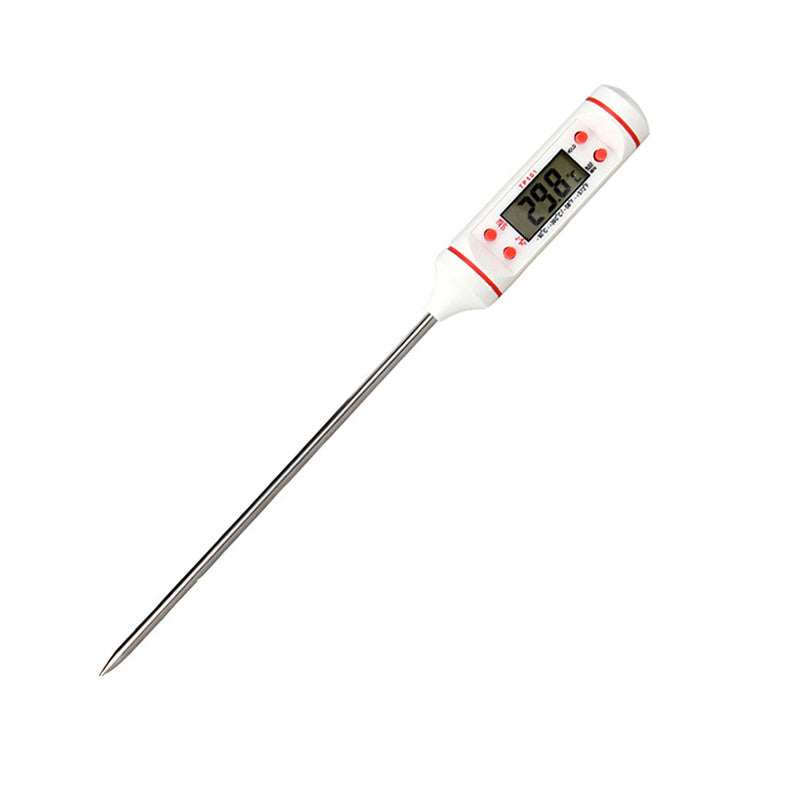 Digital Food Thermometer for Meat Water Oil with Stainless Steel Probe