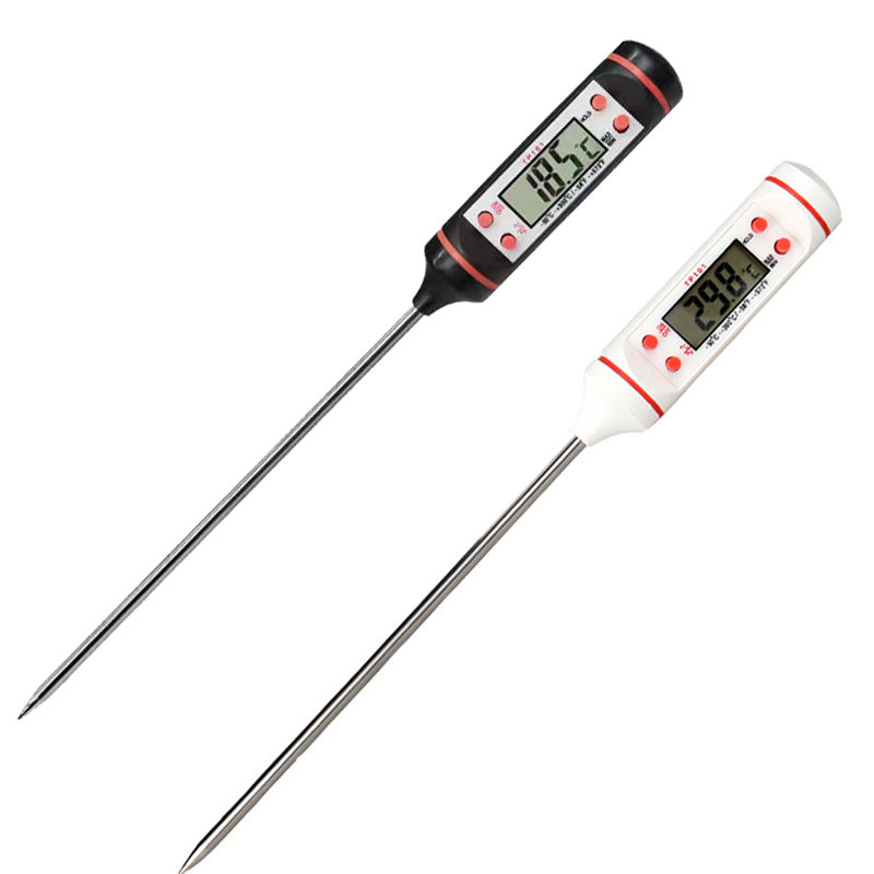 Digital Food Thermometer for Meat Water Oil with Stainless Steel Probe