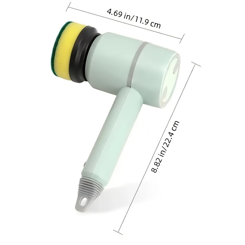 Set of 3 Electric Cleaning Brushes for Kitchen Bathroom Tiles and Shoes Wireless Handheld Surface Scrubbing Tools