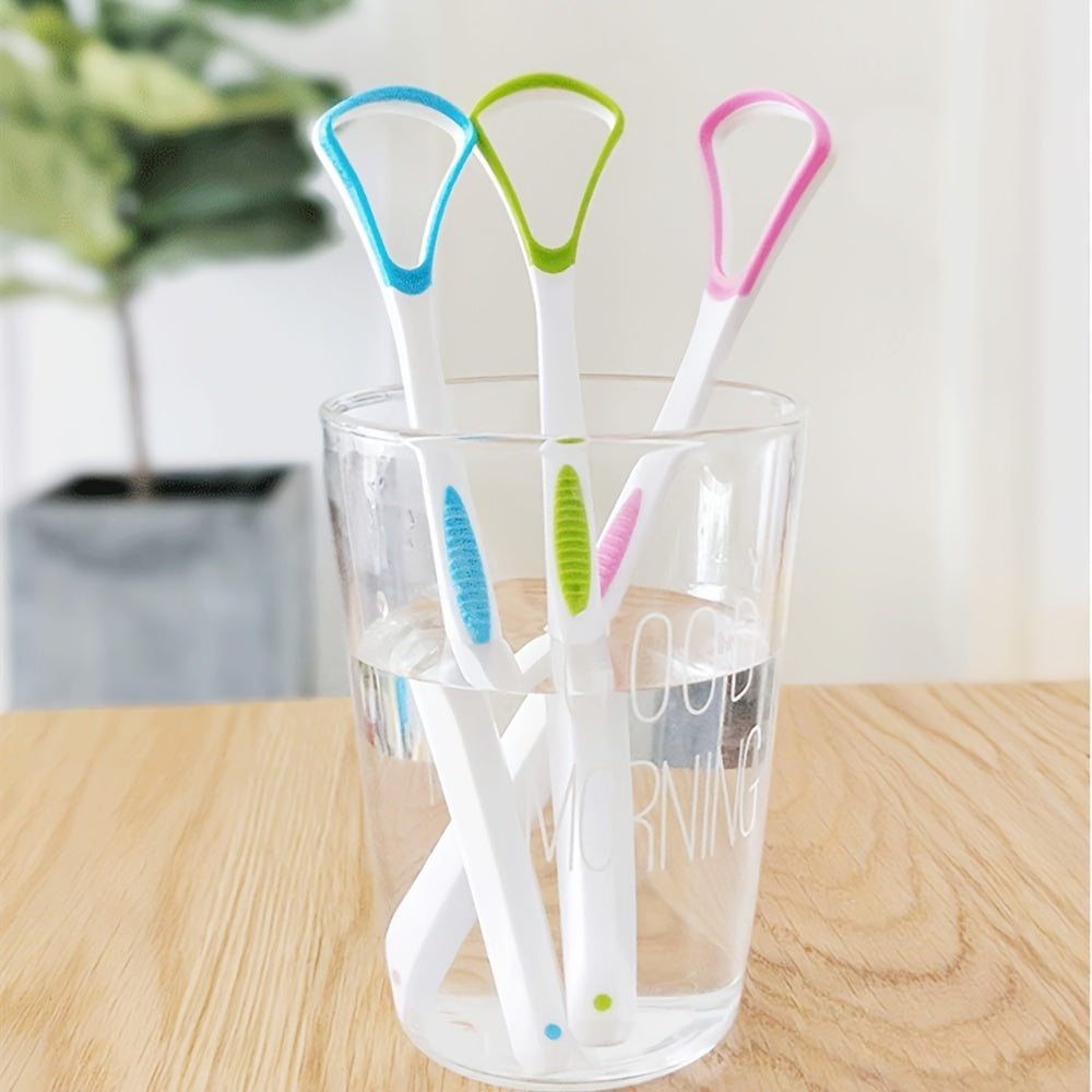 Adult Tongue Scrapers Stainless Steel Oral Care Tool for Bad Breath