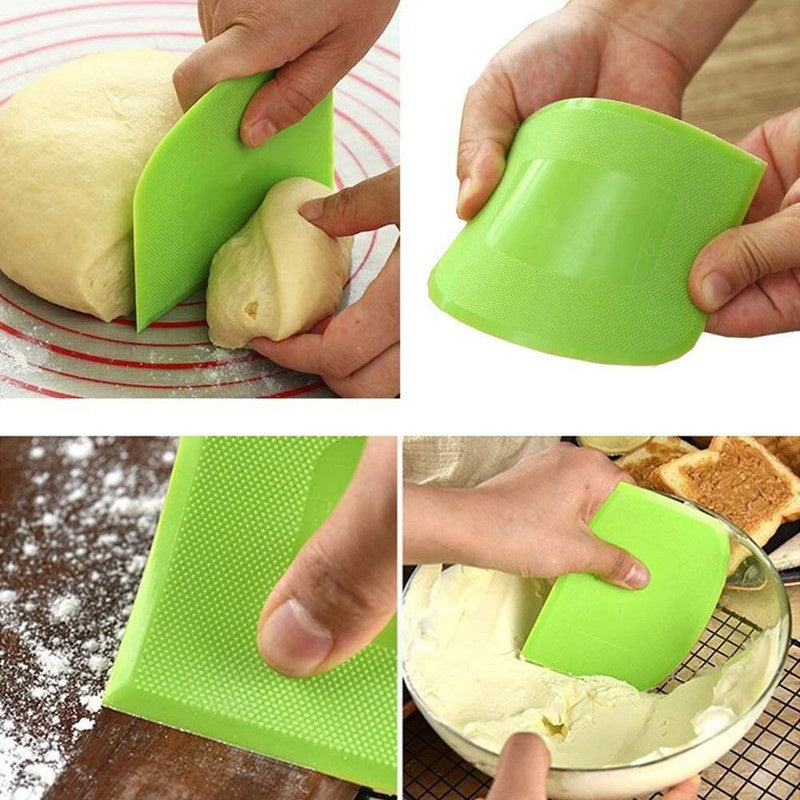Plastic Cake Spatula and Dough Knife Baking Tool for Icing and Butter
