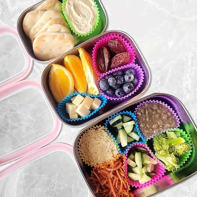 Pack of 12 or 18 Silicone Muffin Cups Reusable Baking Liners Kitchen Tools