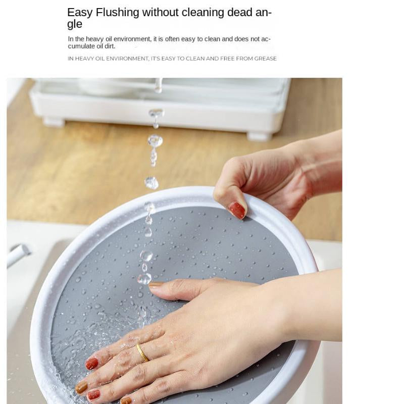 Multi-Functional 360° Rotating Spice Rack Organizer with Anti-Sliding Tray