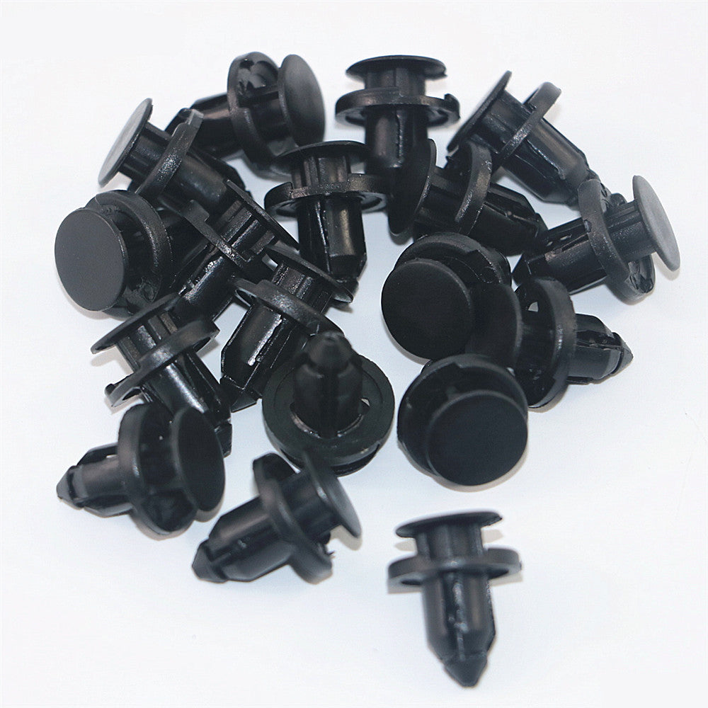 10pcs 8mm Auto Fasteners Rivet Clips Car Bumper Fender Door Panel Retainers