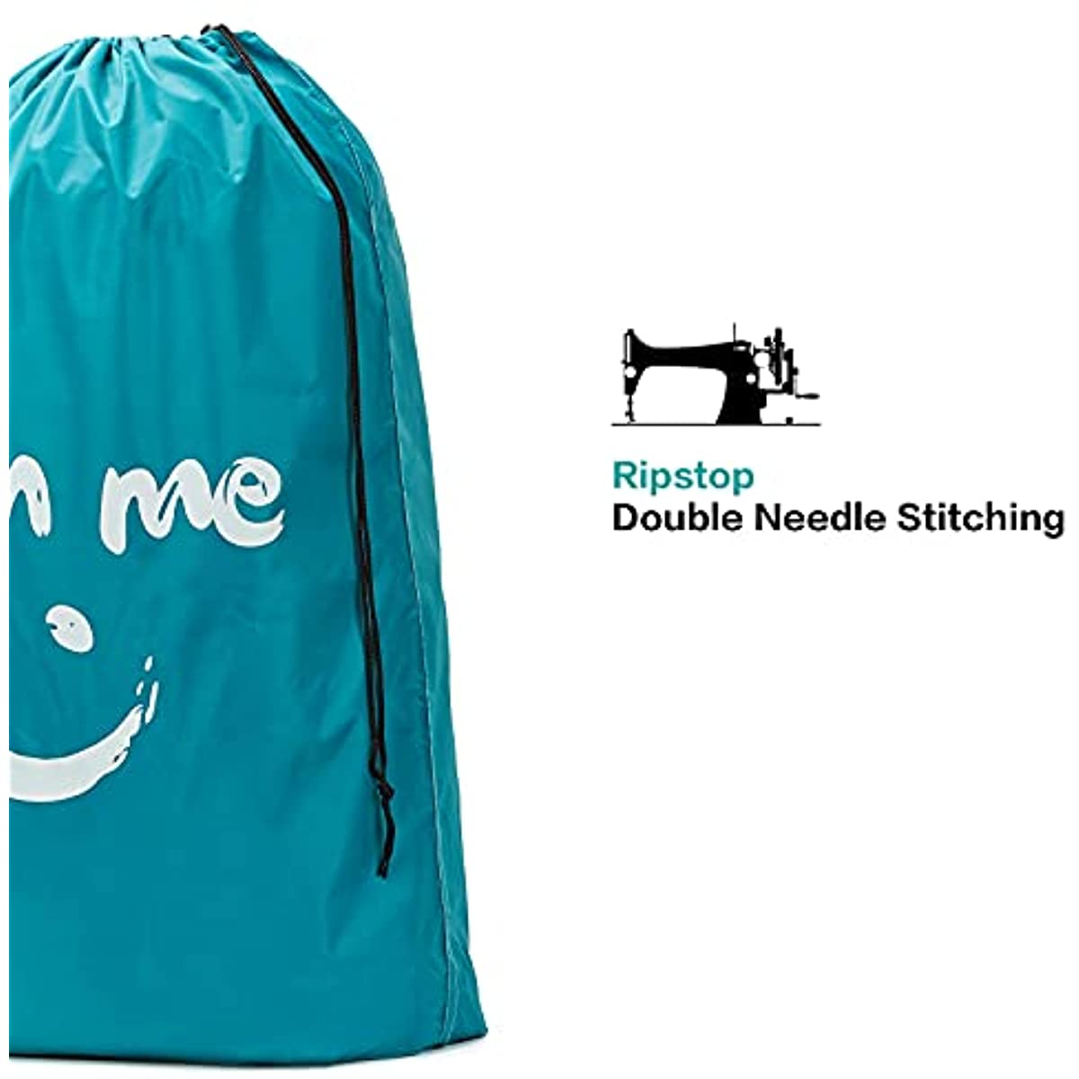 Large Capacity Laundry Bag for Travel Holds Up to 4 Loads Machine Washable Easy Fit in Hamper or Basket