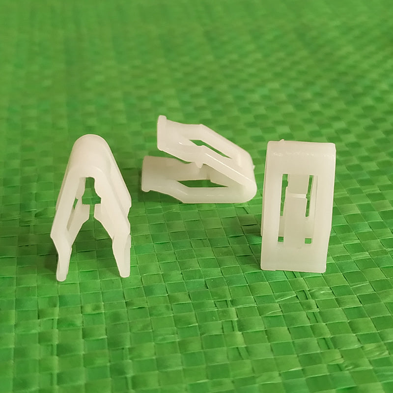 20pcs White Plastic Car Dashboard Fasteners Clips Rivets Automotive Trim