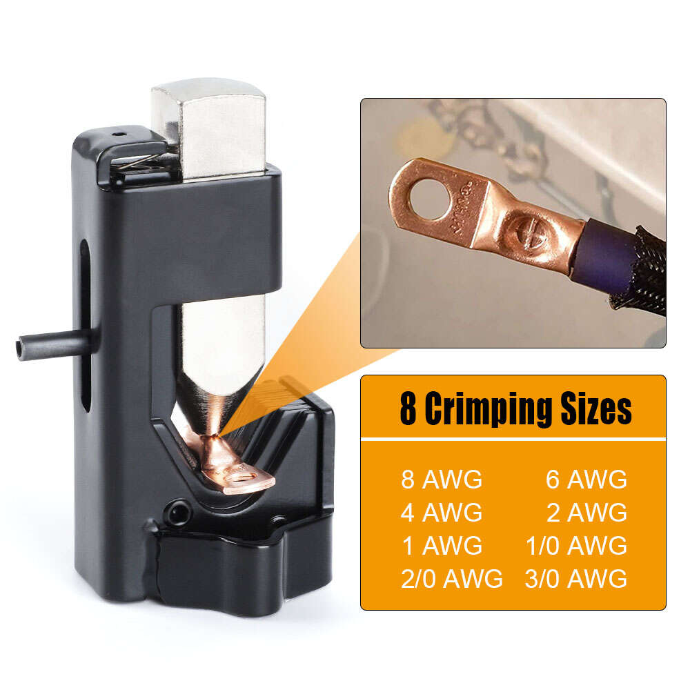 Electrician Wire Terminal Crimper Pliers for 16 to 3/0 AWG Copper