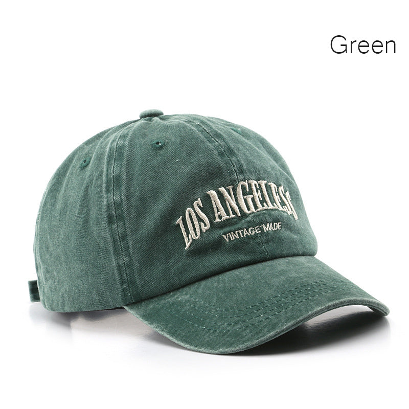 Embroidered Baseball Cap Unisex Casual Retro Snapback Soft Top