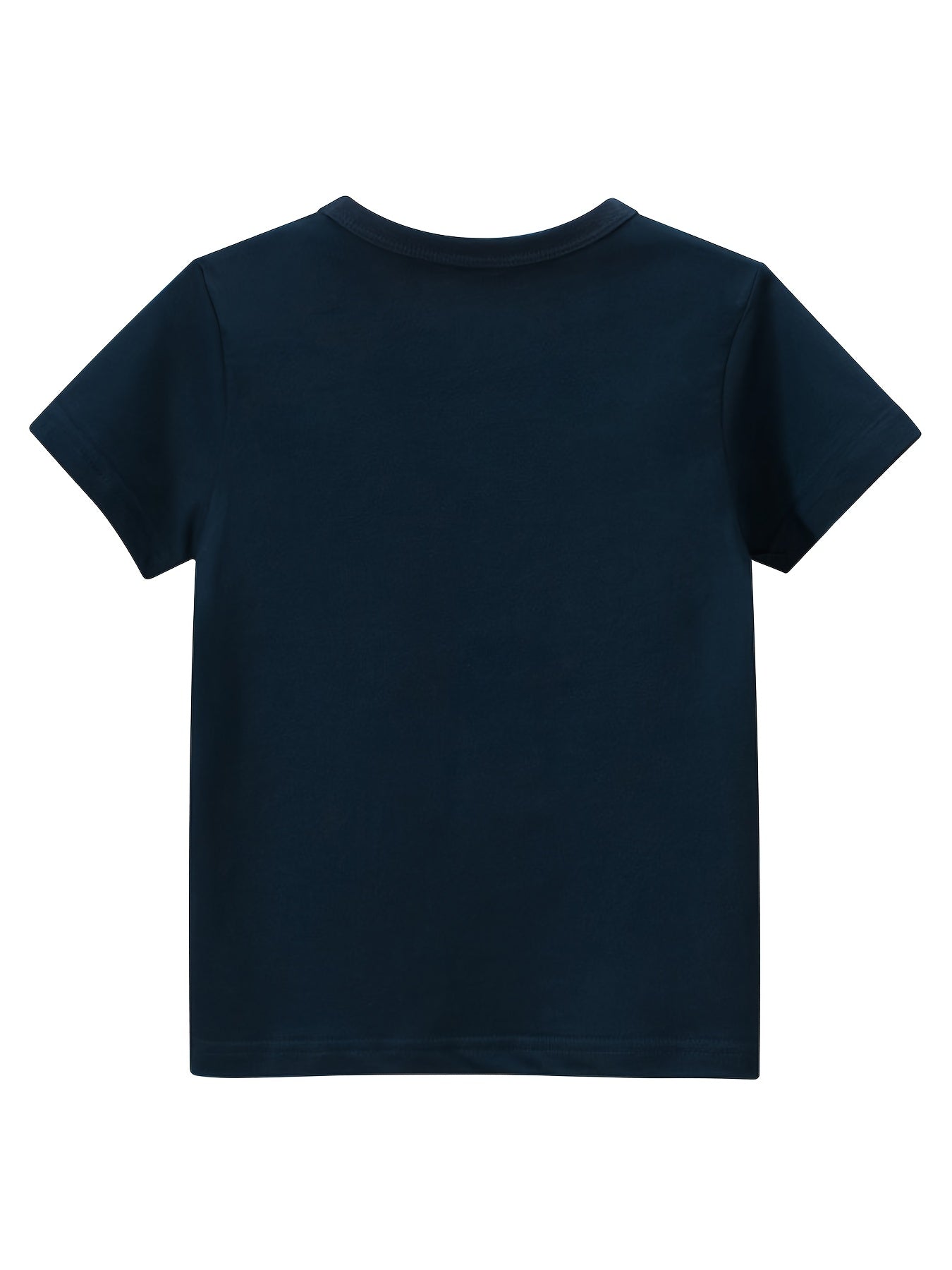 Kids' Short Sleeve Cartoon Shark and Dinosaur T-Shirts Set for Boys Age 12 and Under