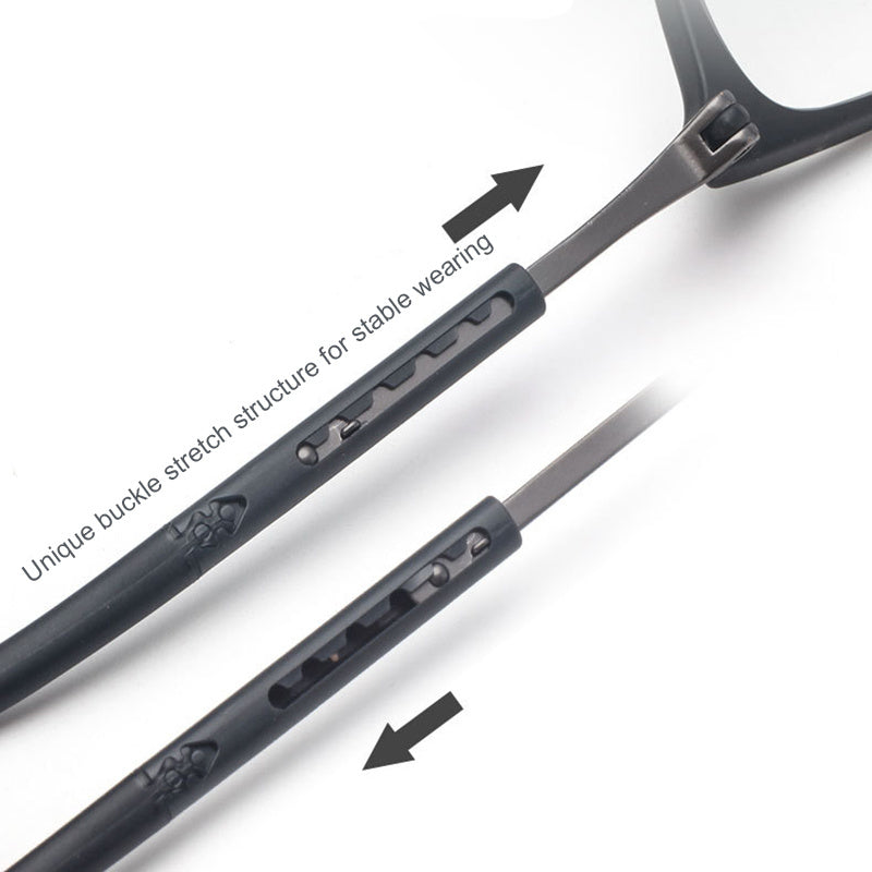 Magnetic Reading Glasses with Adjustable Neck Lanyard for Men and Women