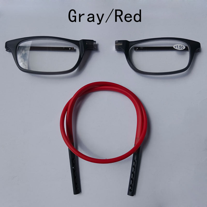 Magnetic Reading Glasses with Adjustable Neck Lanyard for Men and Women