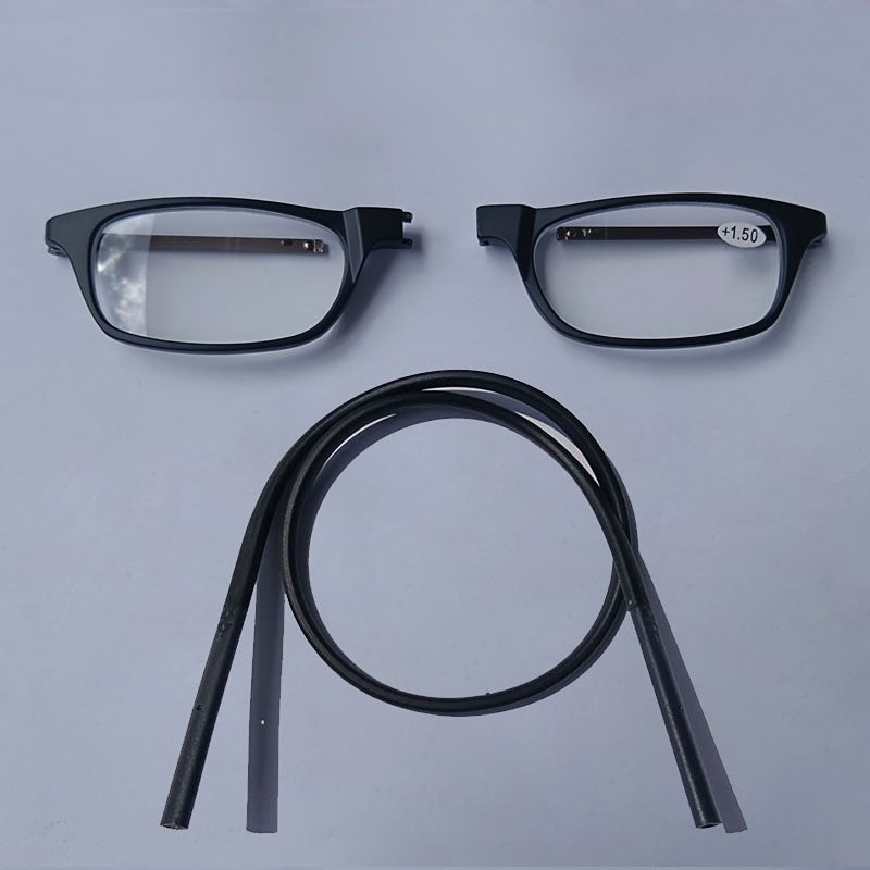Magnetic Reading Glasses with Adjustable Neck Lanyard for Men and Women