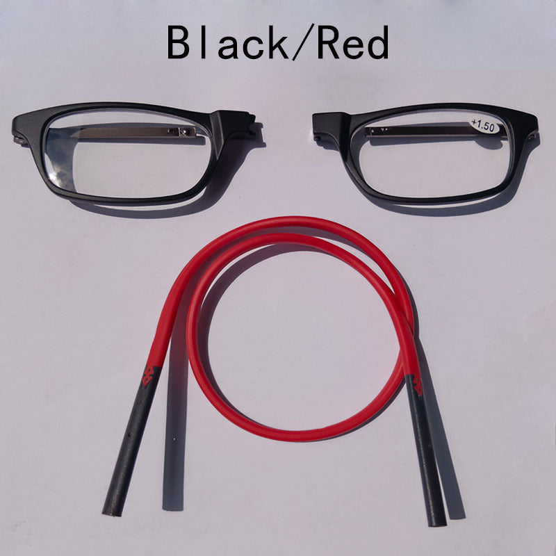 Magnetic Reading Glasses with Adjustable Neck Lanyard for Men and Women