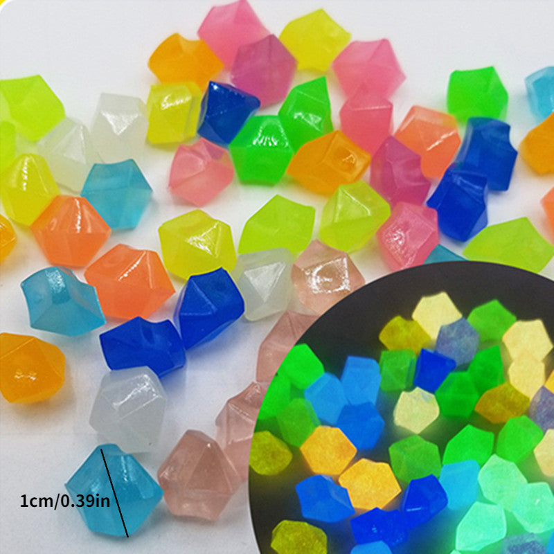 Glow-in-the-Dark Decorative Pebbles for Fish Tanks and Aquariums