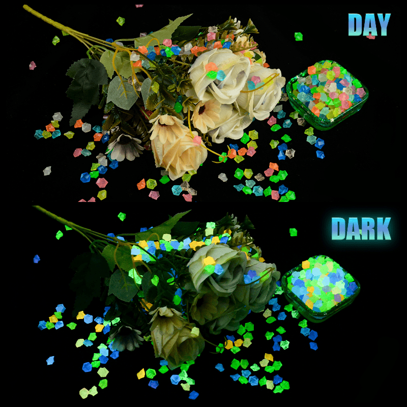 Glow-in-the-Dark Decorative Pebbles for Fish Tanks and Aquariums