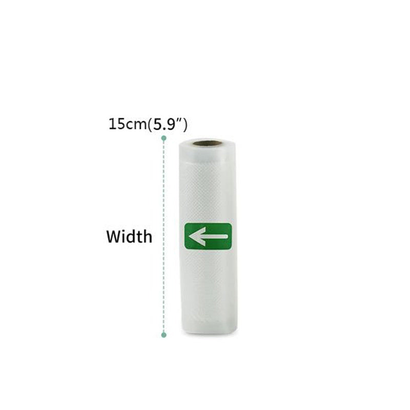 Rollos y bolsas selladoras de vacío duraderos, de grado alimenticio, para mantener la frescura, con envoltorio engrosado