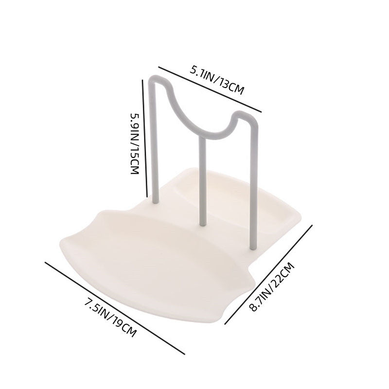 Zarur Oshxona Aksesuar: 1-Dona Stol usti Oshxona Tashkiliy - Kichik Idish Rack, Qozon Qopqog'i Uslubi, Asboblar Saqlash Rack, Sho'rva Qoshig'i O'rnash, va O'tirgan Qoshig'lar Uslubi.
