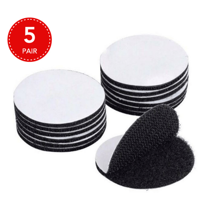 Car Floor Mats and Rug Gripper Tape Set in Black and White for Securing Rugs