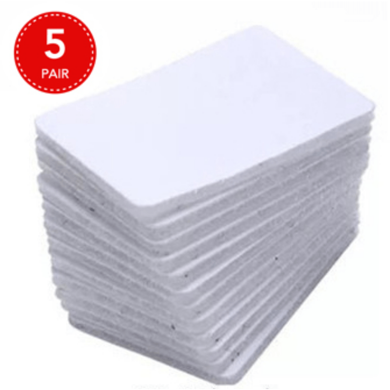 Car Floor Mats and Rug Gripper Tape Set in Black and White for Securing Rugs