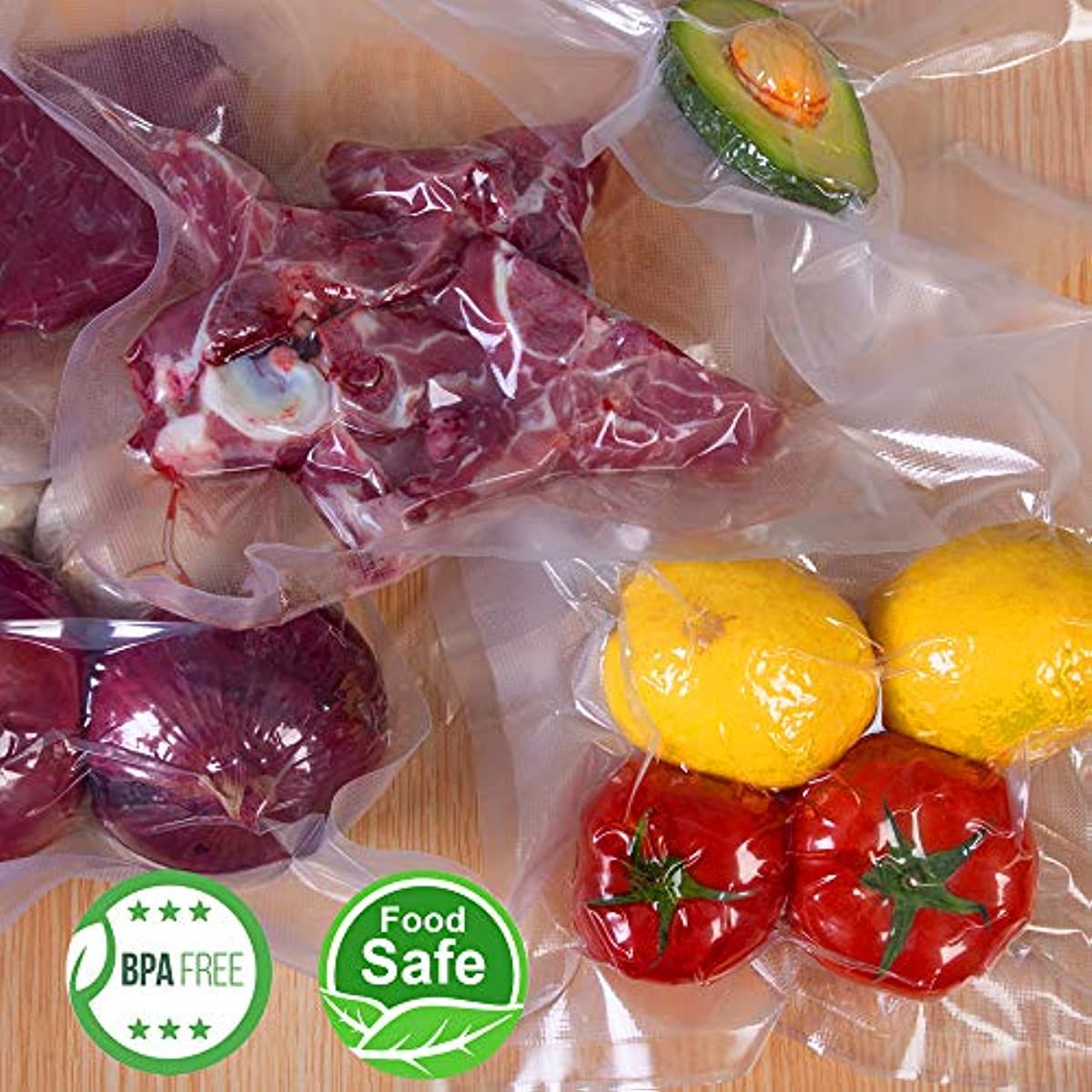 Сохраняйте свежесть продуктов питания в течение длительного времени с помощью наших вакуумных пакетов для хранения - Essential Home Kitchen Supplies &amp; Accessories