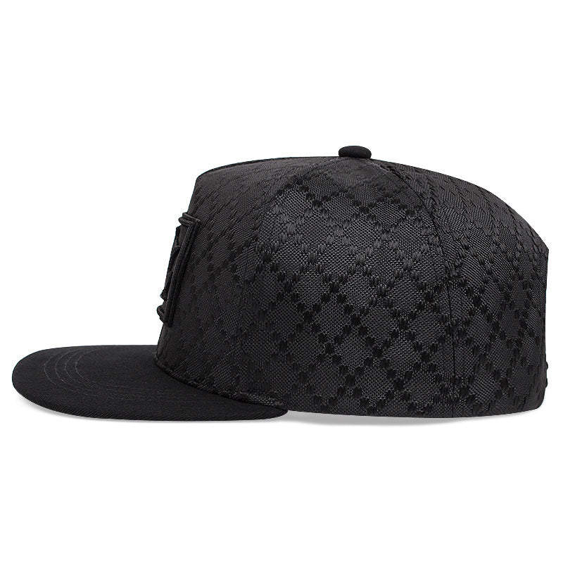 Men's Flat Top Baseball Cap Snapback Polyester Hip Hop Cap for Men and Teens