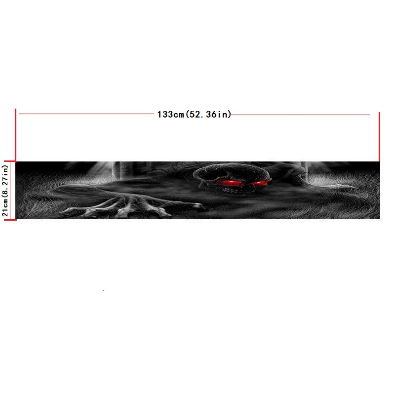 Universal avtomobil 3D shaffof shisha oynasi stikerlari zamonaviy avtomobil bezaklari