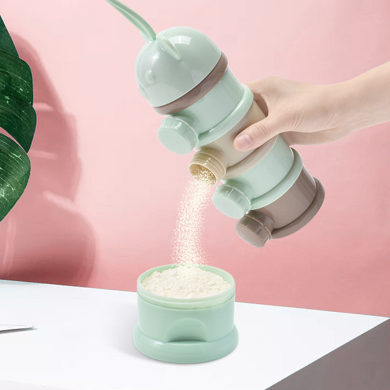 Baby Food Storage Container with Dispenser for Infants and Toddlers Portable Snack Organizer